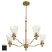 Quorum - 6803-5-59 - Five Light Chandelier - Lawton - Matte Black