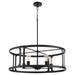 Quorum - 8231-5-59 - Five Light Pendant - Colburn - Matte Black