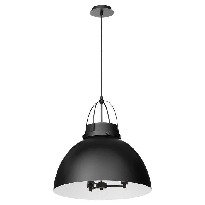 Quorum - 823-3-59 - Three Light Pendant - Pruitt - Matte Black