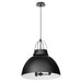 Quorum - 823-3-59 - Three Light Pendant - Pruitt - Matte Black