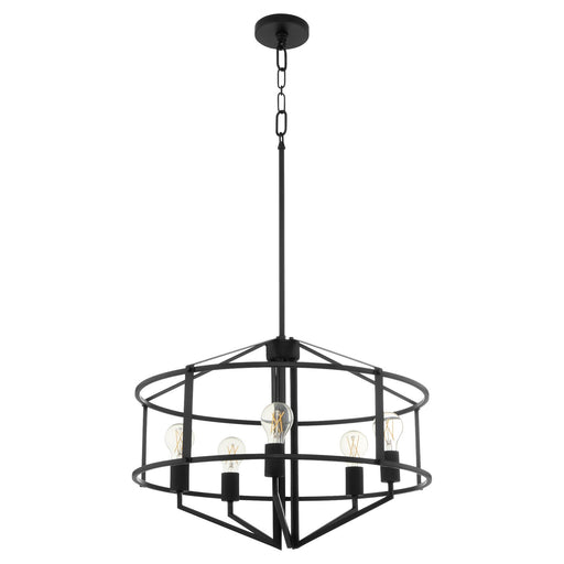 Tobin Five Light Pendant Matte Black