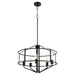 Quorum - 8373-5-59 - Five Light Pendant - Tobin - Matte Black