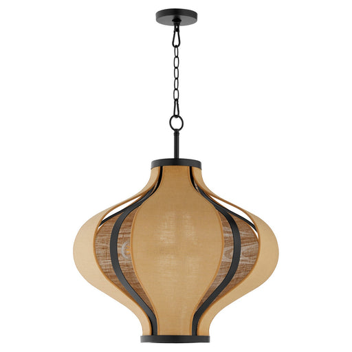 Monroe Three Light Pendant Matte Black