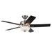 Kuzco Lighting - CF78752-BN-LKW - 52 Inch Ceiling Fan - Erikson - Brushed Nickel
