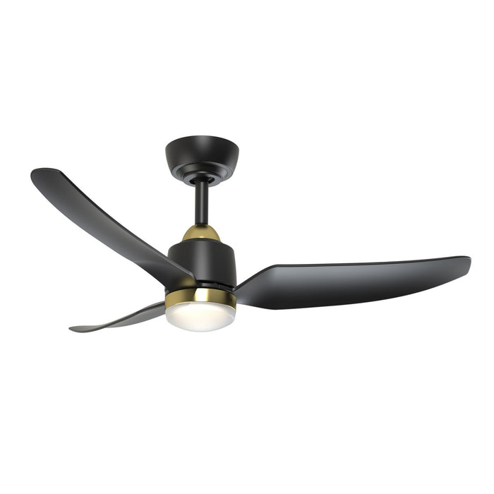 Kuzco Lighting - CF92942-BG/MB - 42 Inch Ceiling Fan - Hugo - Brushed Gold/Matte Black