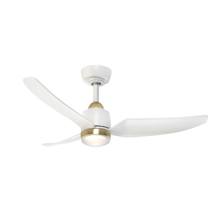 Kuzco Lighting - CF92942-BG/WH - 42 Inch Ceiling Fan - Hugo - Brushed Gold/Matte White