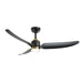 Kuzco Lighting - CF92952-BG/MB - 52 Inch Ceiling Fan - Hugo - Brushed Gold/Matte Black