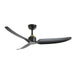 Kuzco Lighting - CF92952-BG/MB - 52 Inch Ceiling Fan - Hugo - Brushed Gold/Matte Black