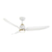 Kuzco Lighting - CF92952-BG/WH - 52 Inch Ceiling Fan - Hugo - Brushed Gold/Matte White