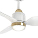 Kuzco Lighting - CF92952-BG/WH - 52 Inch Ceiling Fan - Hugo - Brushed Gold/Matte White