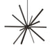 Kuzco Lighting - CH14348-BK-UNV-010 - LED Chandelier - Sirius - Black