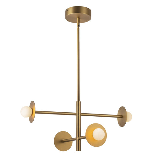 Elixir LED Chandelier Brushed Gold