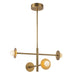 Kuzco Lighting - CH15504-BG-UNV - LED Chandelier - Elixir - Brushed Gold