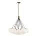 Kuzco Lighting - CH3128-BG/OP - LED Chandelier - Bolla - Brushed Gold/Opal Glass