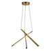 Kuzco Lighting - CH68127-VB-UNV - LED Chandelier - Lex - Vintage Brass
