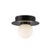 Kuzco Lighting - FM15506-BK-UNV - LED Flush Mount - Elixir - Black