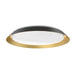 Kuzco Lighting - FM43423-BK/GD-5CCT - LED Flush Mount - Jasper - Black/Gold
