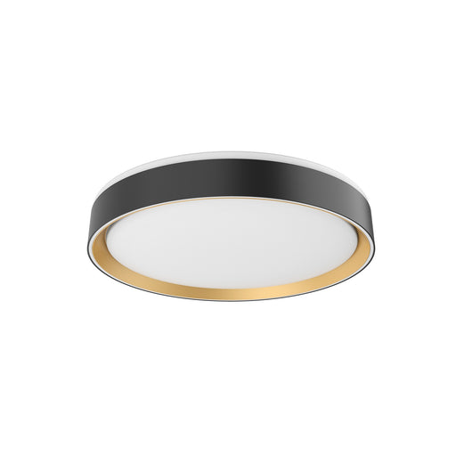 Essex LED Flush Mount Black/Gold