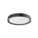 Kuzco Lighting - FM43916-BK/WT-5CCT - LED Flush Mount - Essex - Black/Walnut