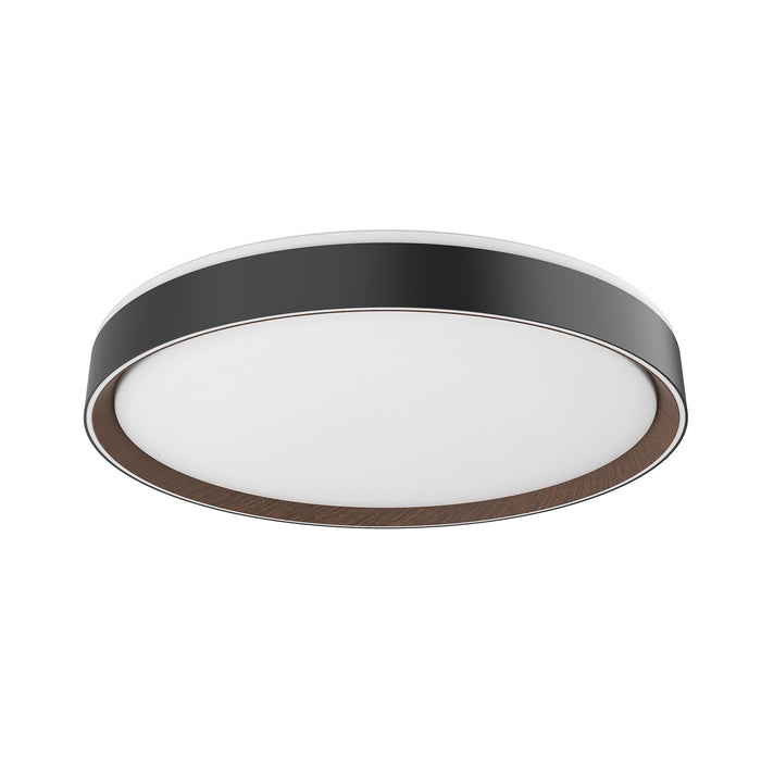 Kuzco Lighting - FM43920-BK/WT-5CCT - LED Flush Mount - Essex - Black/Walnut