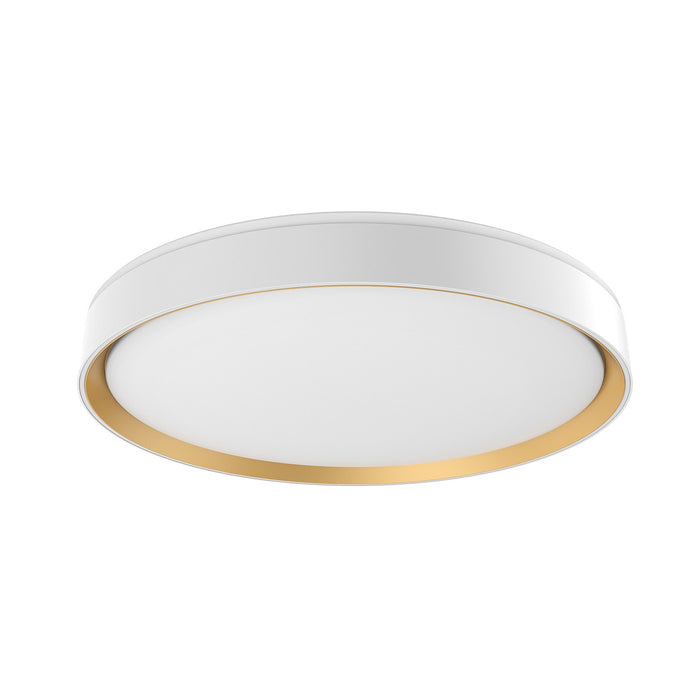 Kuzco Lighting - FM43920-WH/GD-5CCT - LED Flush Mount - Essex - White/Gold