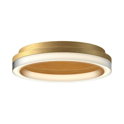 Calix LED Flush Mount Brushed Gold