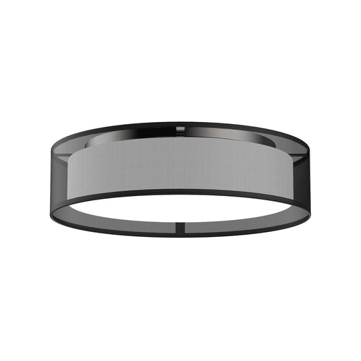 Dalton LED Flush Mount Black Organza
