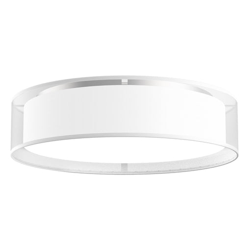 Dalton LED Flush Mount White Organza