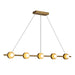 Kuzco Lighting - LP15548-BG-UNV - LED Linear Pendant - Elixir - Brushed Gold