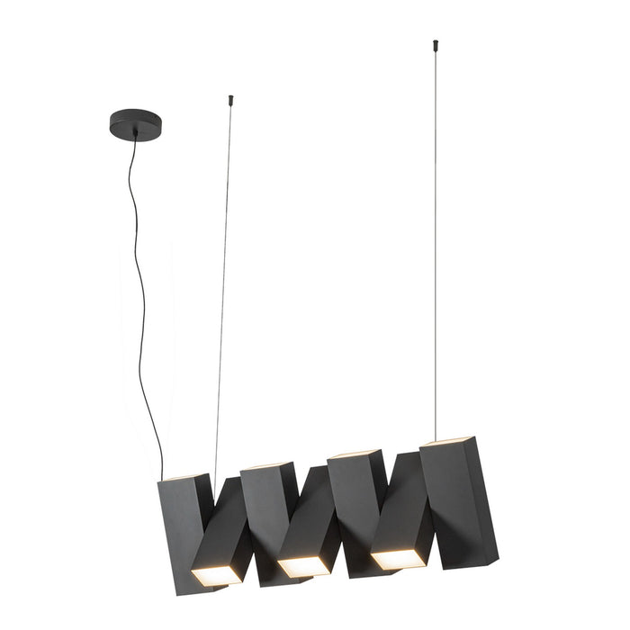 Kuzco Lighting - LP17435-BK-UNV - LED Linear Pendant - Domino - Black