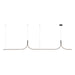 Kuzco Lighting - LP17910-BK-UNV-010-RT - LED Linear Pendant - Thread - Black