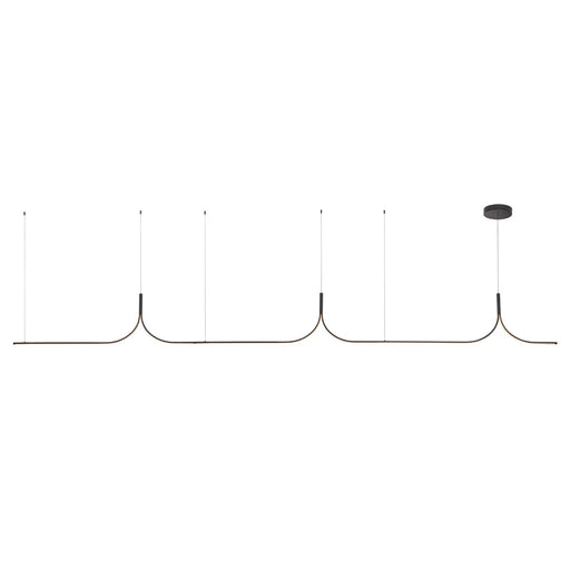 Thread LED Linear Pendant Black