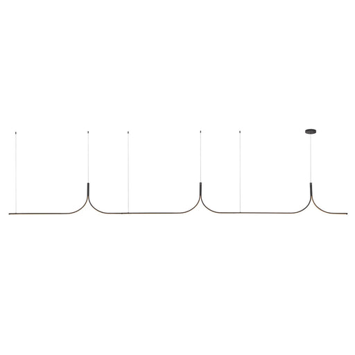 Thread LED Linear Pendant Black