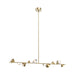 Kuzco Lighting - LP50851-BG - LED Linear Pendant - Geode - Brushed Gold