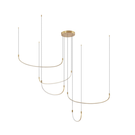 Kuzco Lighting - MP89570-BG-UNV - LED Pendant - Talis - Brushed Gold