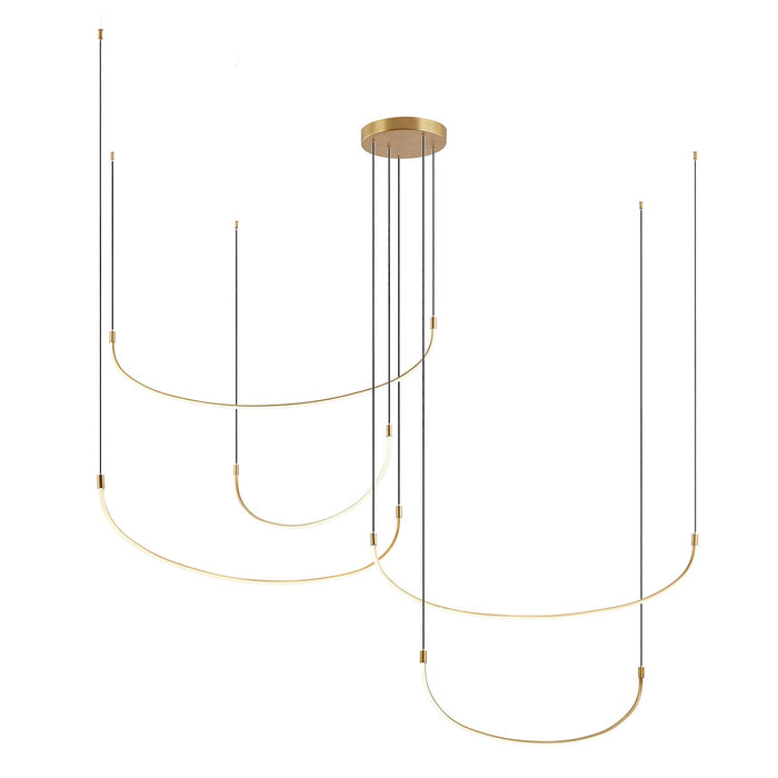 Kuzco Lighting - MP89590-BG-UNV - LED Pendant - Talis - Brushed Gold