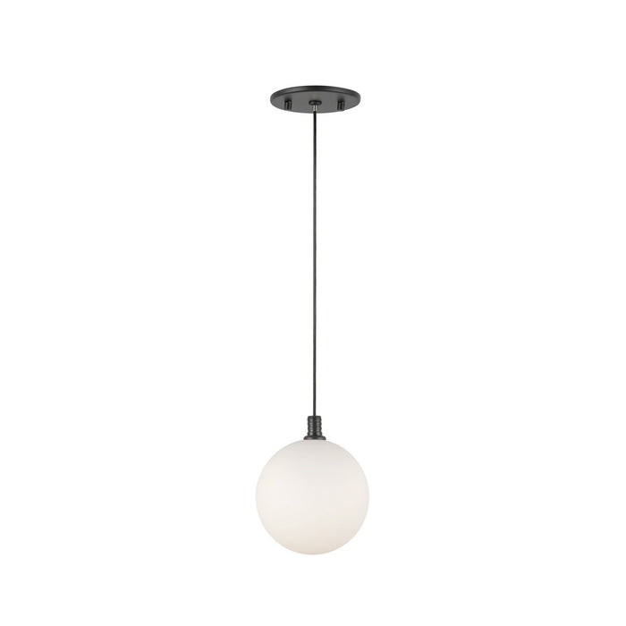Kuzco Lighting - PD3106-BK/OP - LED Pendant - Bolla - Black/Opal Glass
