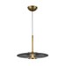 Kuzco Lighting - PD37018-VB/SM-3WCCT-UNV - LED Pendant - Kyoto - Vintage Brass/Smoked Glass