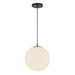 Kuzco Lighting - PD43212-BK/OP-5CCT-UNV - LED Pendant - Marco - Black/Opal Glass