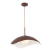 Kuzco Lighting - PD55922-BGD - One Light Pendant - Kirby - Burgundy