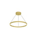 Kuzco Lighting - PD87124-BG-UNV-010 - LED Pendant - Cerchio - Brushed Gold