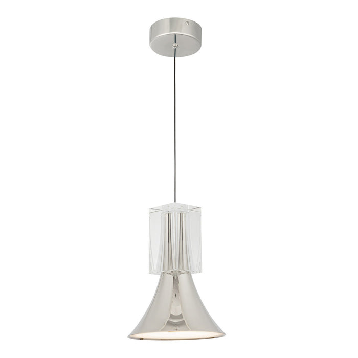 Kuzco Lighting - PD94108-PN/CC-UNV - LED Pendant - Floe - Polished Nickel/Clear Crystal