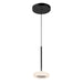 Kuzco Lighting - PD97204-BK/FR - LED Pendant - Stephord - Black/Frosted Glass