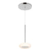 Kuzco Lighting - PD97204-CH/FR - LED Pendant - Stephord - Chrome/Frosted Glass