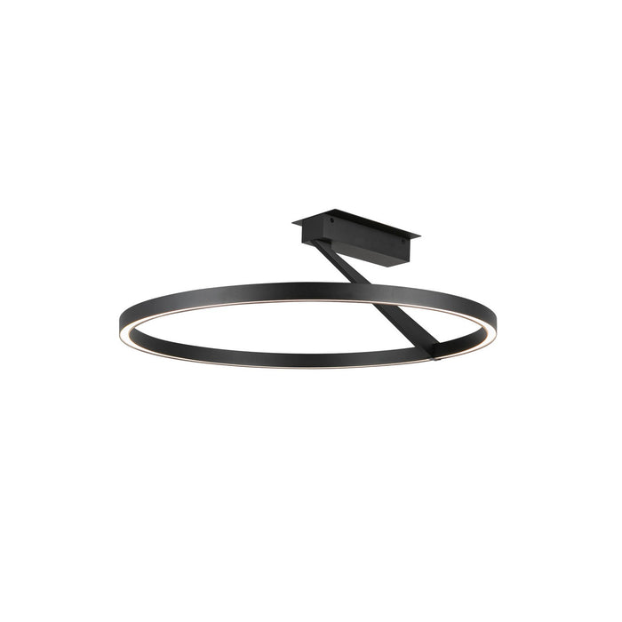 Kuzco Lighting - SF27724-BK-3WCCT-UNV - LED Semi-Flush Mount - Roda - Black