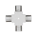 Kuzco Lighting - TRC989134-WH - Track X-Connector - Trilo Track - White