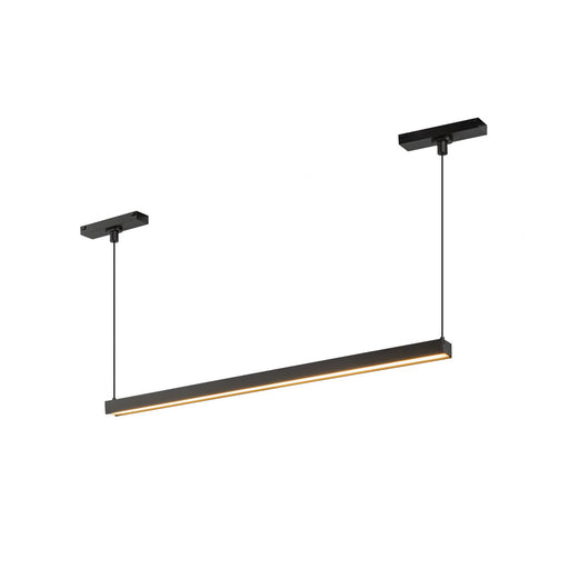 Mira LED Track Linear Pendant Black