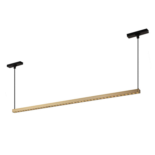 Kyan LED Track Linear Pendant Brushed Gold