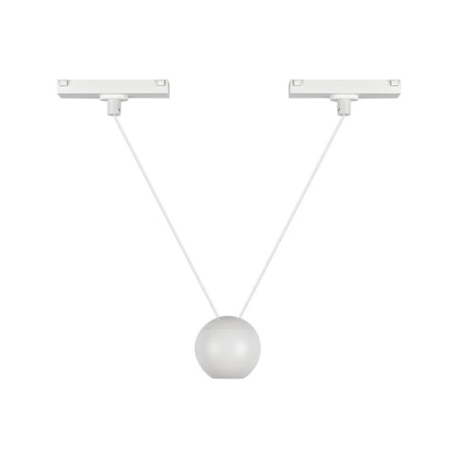 Faria Double LED Pendant White