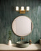 Kuzco Lighting - VL57718-BG/GO - Three Light Vanity - Nola - Brushed Gold/Glossy Opal Glass